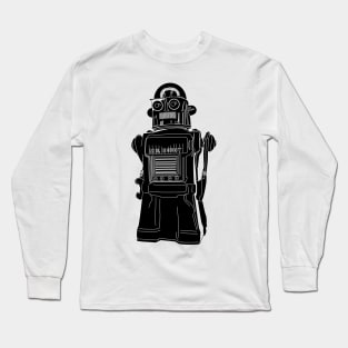 The Dark Bald Robot Long Sleeve T-Shirt